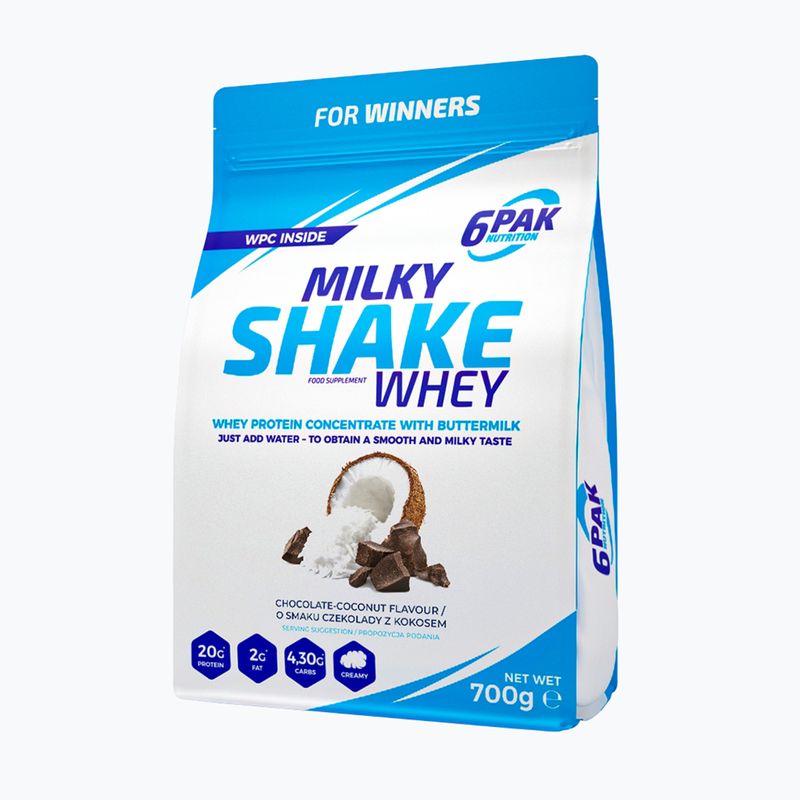 Whey 6PAK Milky Shake 700 g nucă de cocos