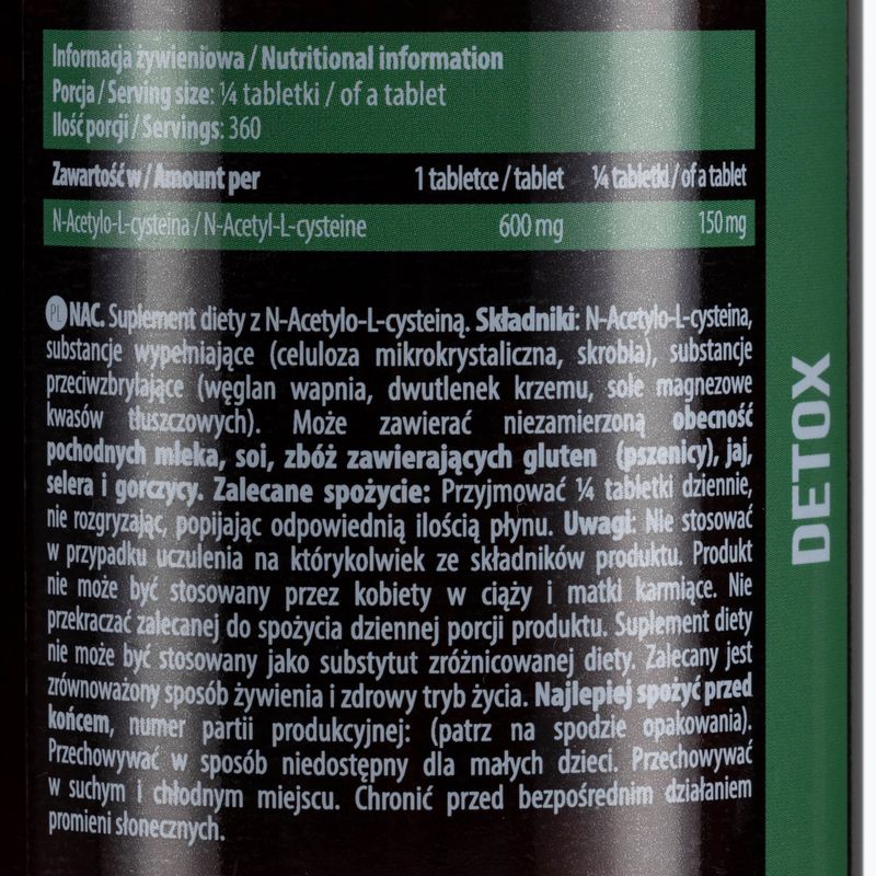 NAC Essence 600mg regenerare hepatică 90 comprimate ESS/002 2