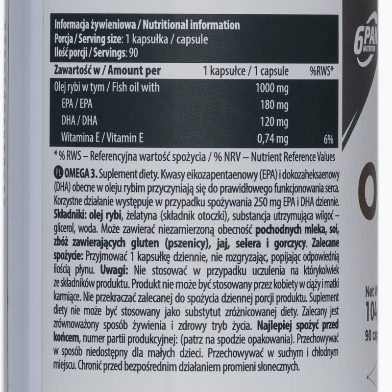 EL Omega 3 6PAK acizi grași EL Omega 3 90 capsule PAK/091 2