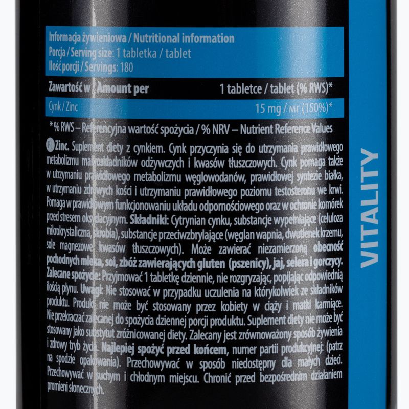 180 de tablete cu zinc de 50mg Essence Zinc Citrate ESS/007 2