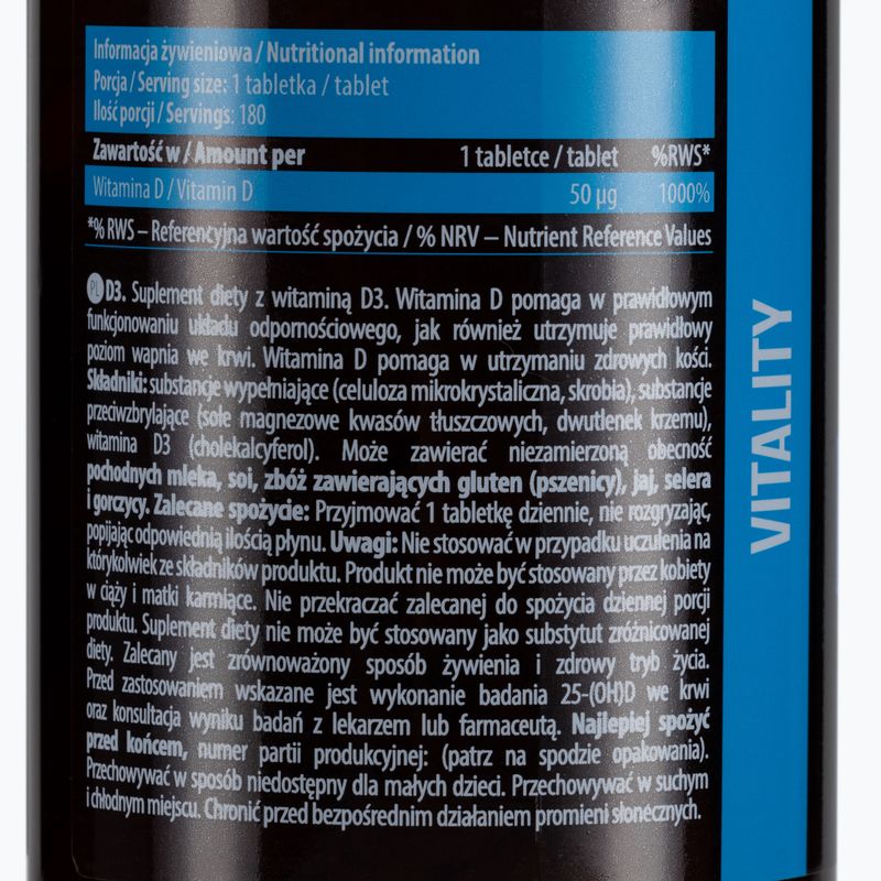 D3 Essence 2000IU vitamina D3 180 comprimate ESS/069 2