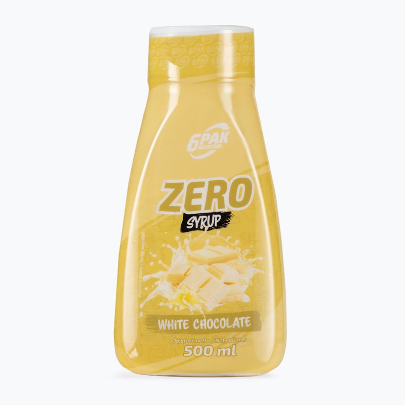 6PAK Sirop de sirop ZERO sos 500ml ciocolată albă PAK/230