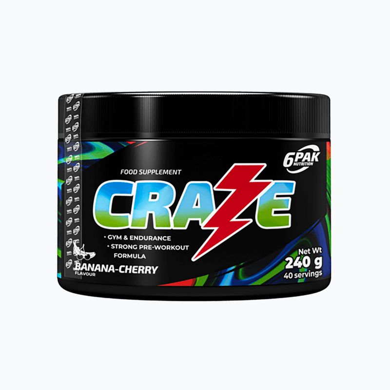 Preantrenament 6PAK Craze 240g banane-vișine PAK/247