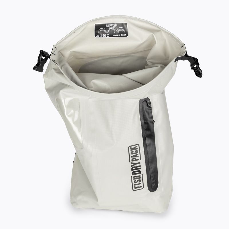 FishDryPack City 18 l rucsac gri deschis