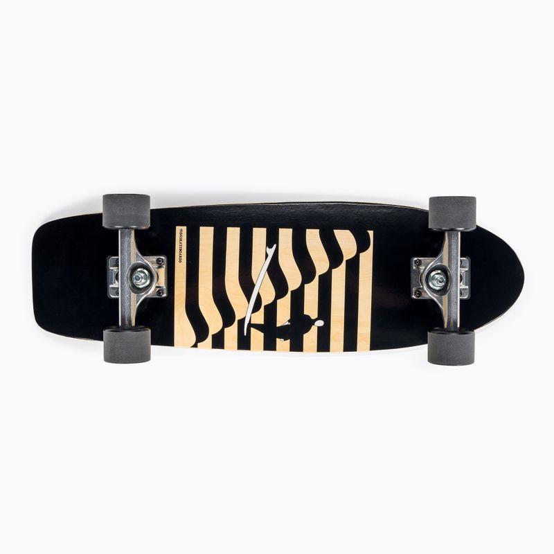 Fish Skateboards Alaia Cruiser skateboard negru CR-ALA-SIL-BLA