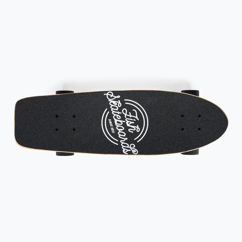 Fish Skateboards Alaia Cruiser skateboard negru CR-ALA-SIL-BLA 4