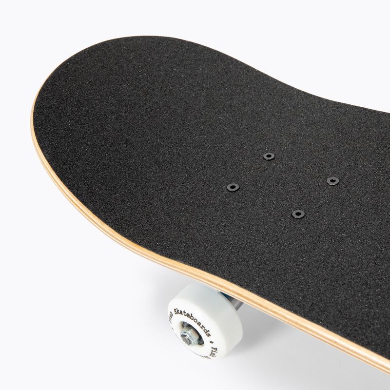 Fish Skateboards Zack Skateboard clasic pentru începători 8.0' albastru SKATE-ZAC-SIL-WHI 7
