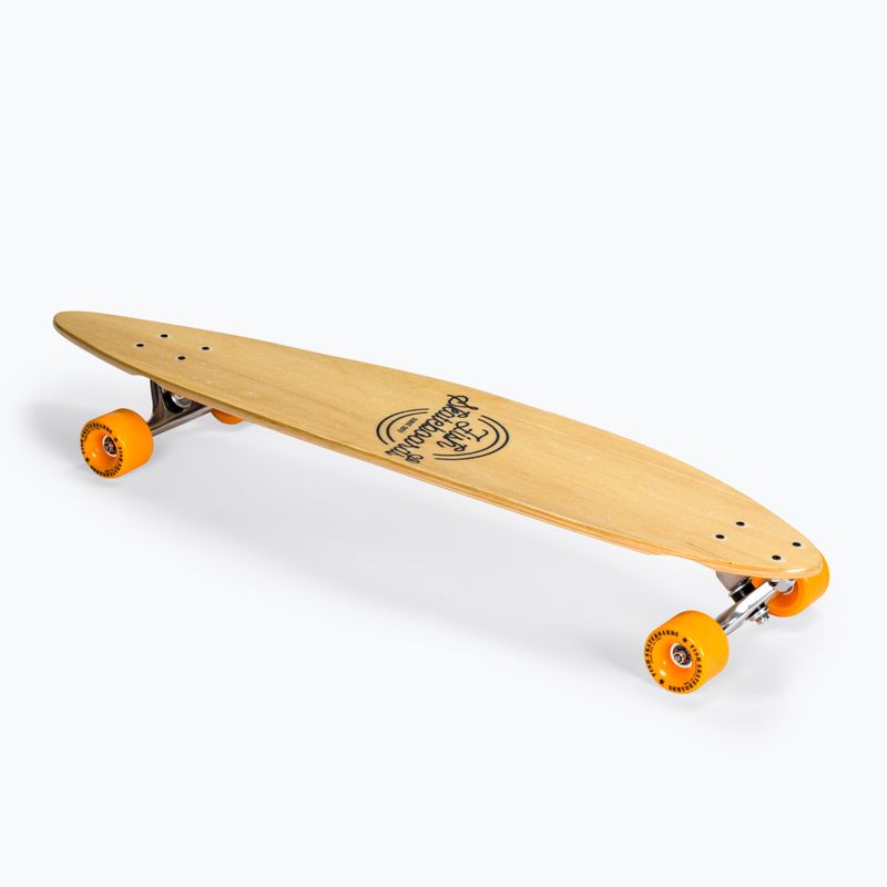 Fish Skateboards Vanlife longboard bej LONG-VANL-SIL-ORA 2