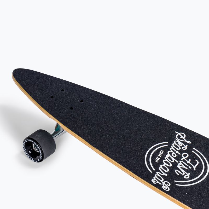 Fish Skateboards Pixie longboard albastru LONG-PIX-SIL-BLA 6