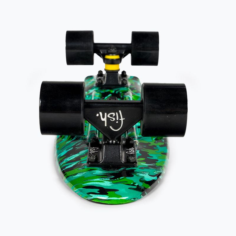 Fish Skateboards Print Camo verde FS-FB-CAM-BLA-BLA skateboard 5