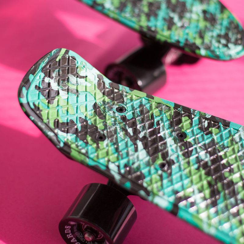 Fish Skateboards Print Camo verde FS-FB-CAM-BLA-BLA skateboard 13