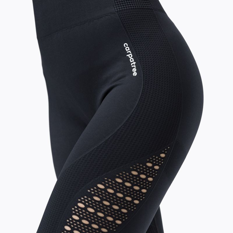 Jambiere fără cusături pentru femei Carpatree Phase Seamless negru CP-PSL-B 4