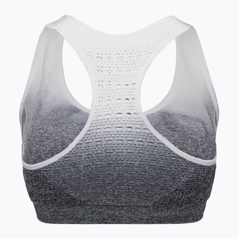 Sutien de fitness Carpatree Phase Seamless gri=alb CP-PSB-GW 6