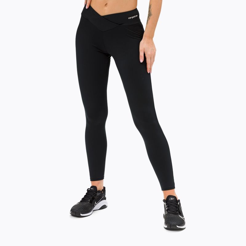 Colanți pentru femei Carpatree Bubble push-up negru BPUP-F-C