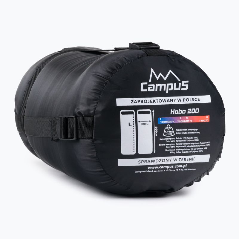 Campus Hobo 200 stânga sac de dormit negru 7