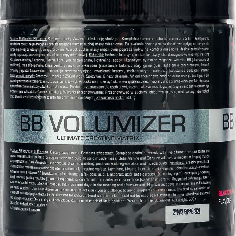 BB Volumizer 7Nutrition creatină 500g 7Nu000075 2