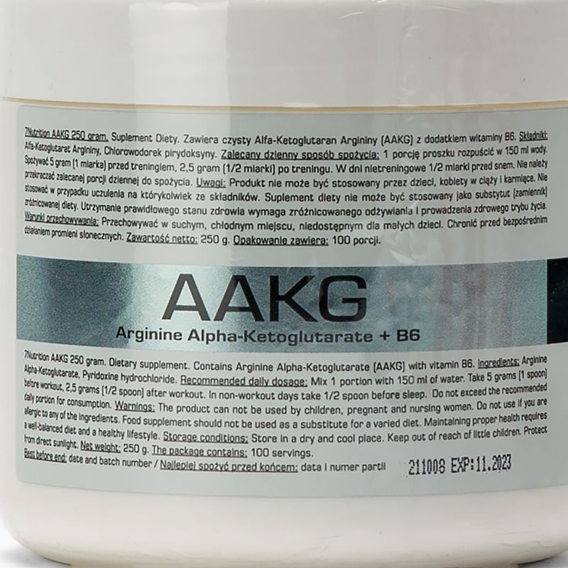 Pre-antrenament 7Nutrition AAKG 250g 7Nu000099 2