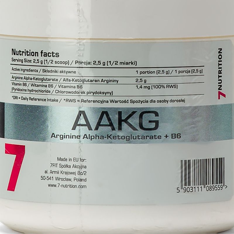 Pre-antrenament 7Nutrition AAKG 250g 7Nu000099 3