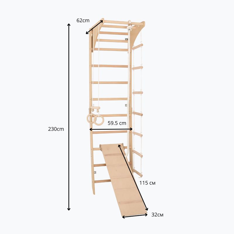 Scară de gimnastică RINAGYM SPR C+SLIDE 6