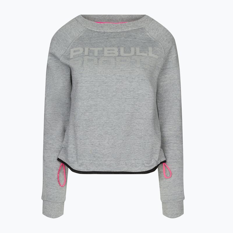 Hanorac pentru femei Pitbull West Coast Crewneck Athletica grey/melange