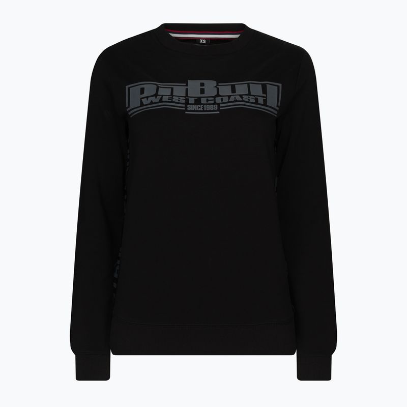 Hanorac pentru femei Pitbull West Coast Crewneck F.Terry „Boxing" black