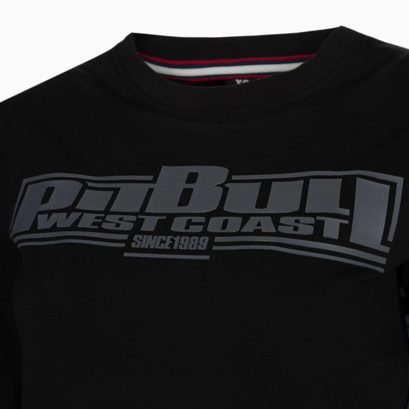 Hanorac pentru femei Pitbull West Coast Crewneck F.Terry „Boxing" black 3