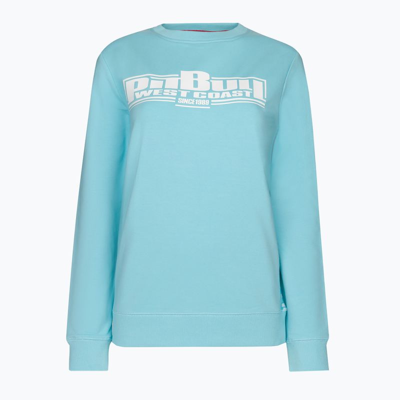 Hanorac pentru femei Pitbull West Coast Crewneck F.Terry „Boxing" turquise