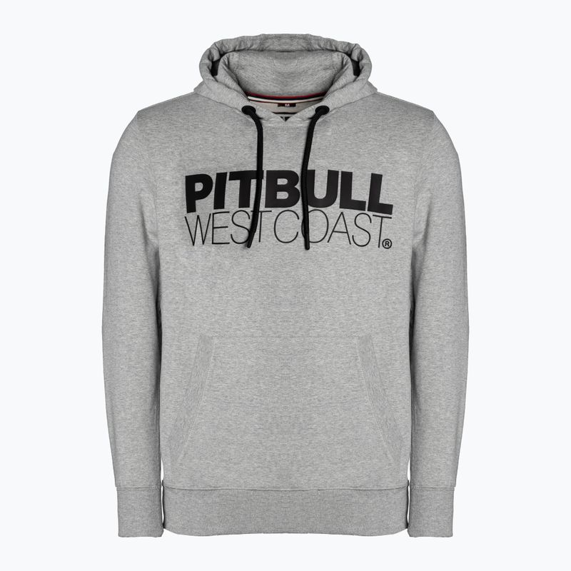 Hanorac pentru bărbați Pitbull West Coast Hooded French Terry TNT grey/melange