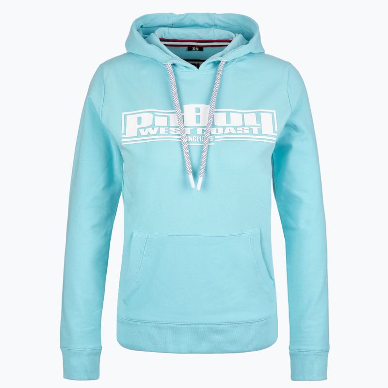 Hanorac pentru femei Pitbull West Coast Hooded F.Terry „Boxing” turquise
