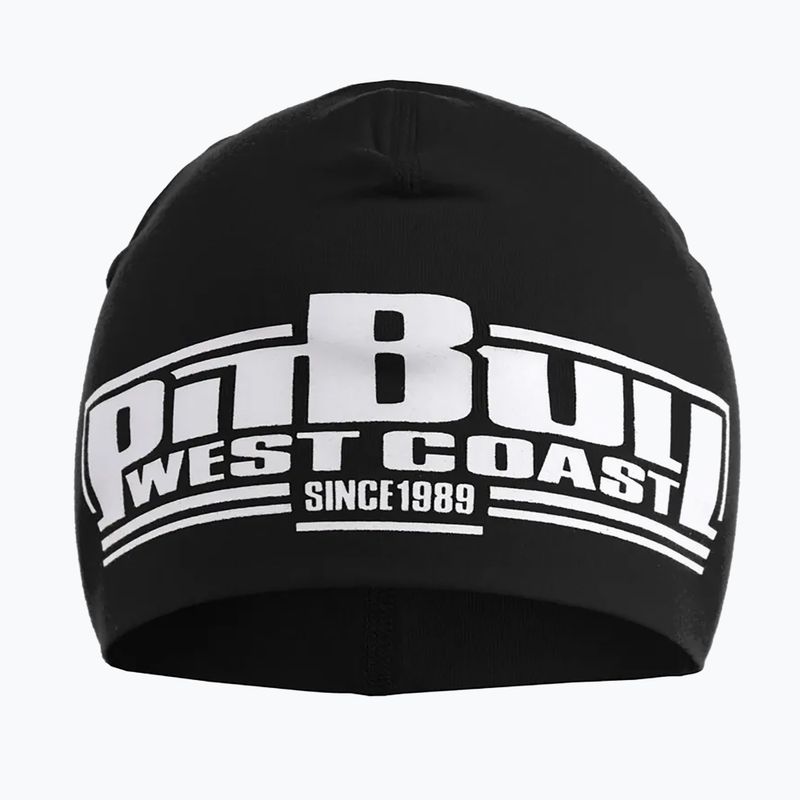 Pitbull West Coast Beanie Classic Boxing clasic de iarnă șapcă negru / alb 2