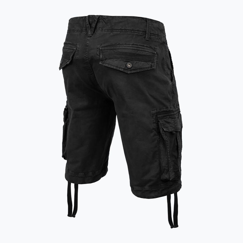 Pantaloni scurți pentru bărbați Pitbull Cargo Carver black 2