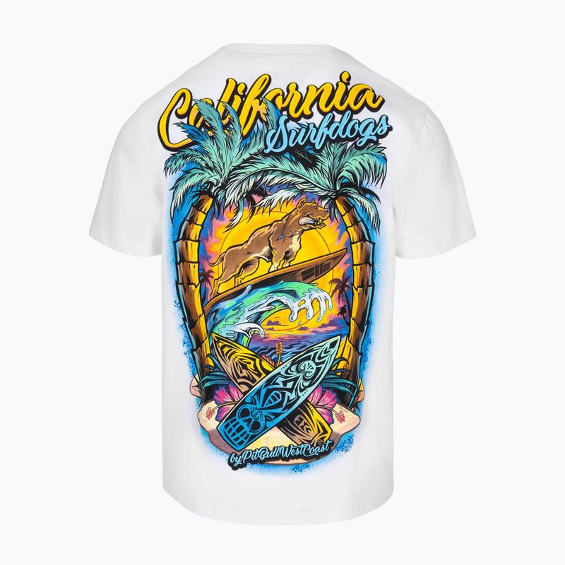 Tricou pentru bărbați Pitbull Surfdog white 2