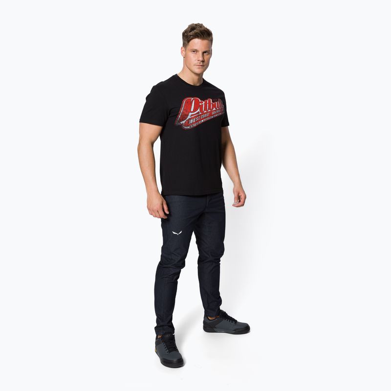Tricou pentru bărbați Pitbull West Coast RED BRAND black 2