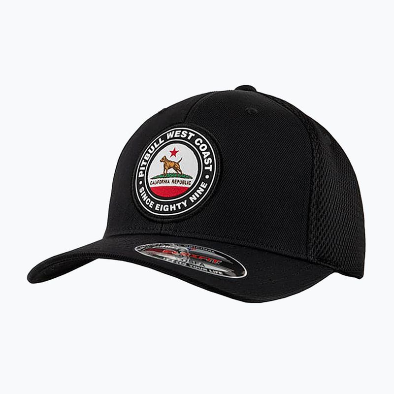 Șapcă pentru bărbați Pitbull West Coast Mesh Full Cap California Dog black