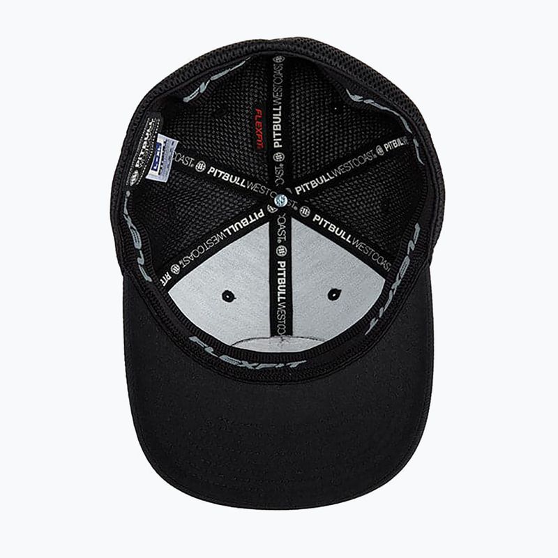 Șapcă pentru bărbați Pitbull West Coast Mesh Full Cap California Dog black 4