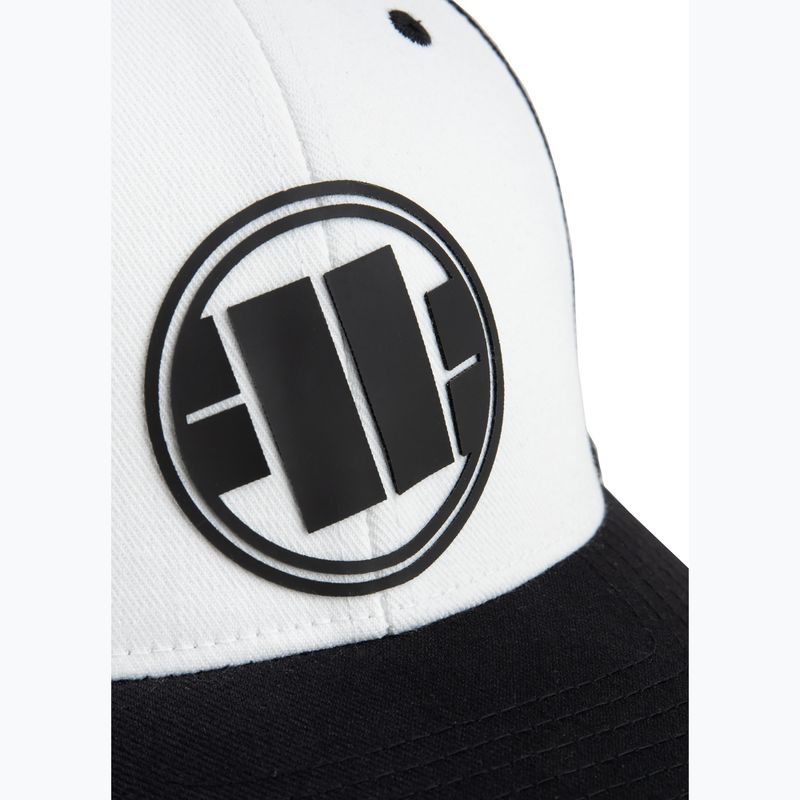 Șapcă pentru bărbați Pitbull West Coast Full Cap New Logo white/black 3