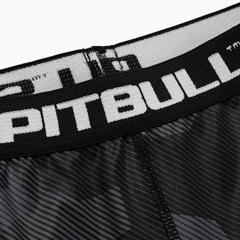 Pantaloni scurți de compresie pentru bărbați Pitbull West Coast Shorts Dillard grey camo 3