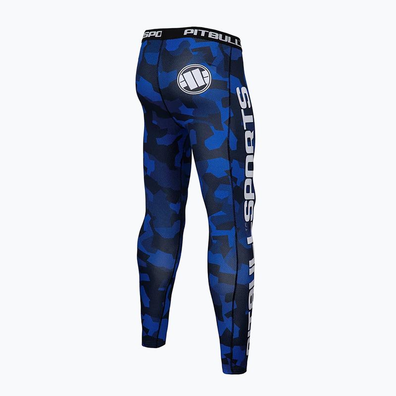 Jambiere pentru bărbați Pitbull West Coast Compr Pants Dillard blue camo 2