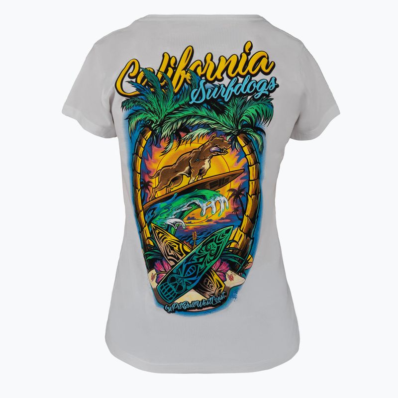 Tricou pentru femei Pitbull West Coast Surf Dog white 2