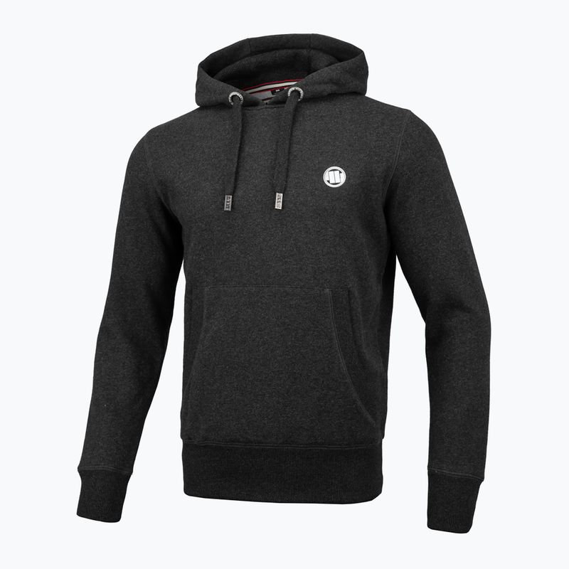Hanorac pentru bărbați Pitbull West Coast Hooded Small Logo 21 charcoal melange