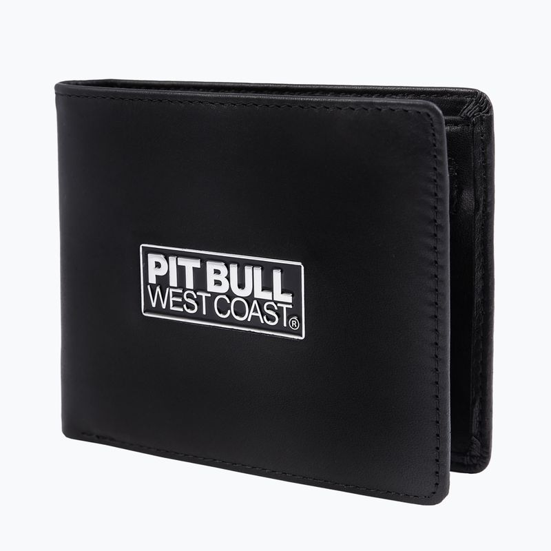 Portofel pentru bărbați Pitbull West Coast Portfel Pitbull West Coast Original Leather Brant black
