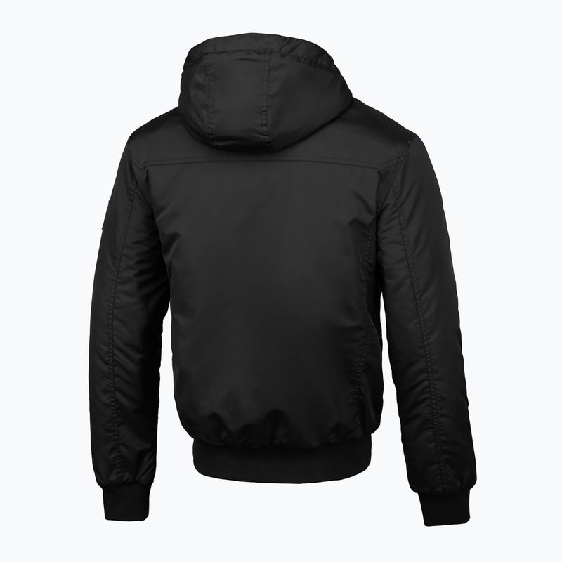 Jachetă de iarnă pentru bărbați Pitbull West Coast Spinnaker 2 Hooded black 2