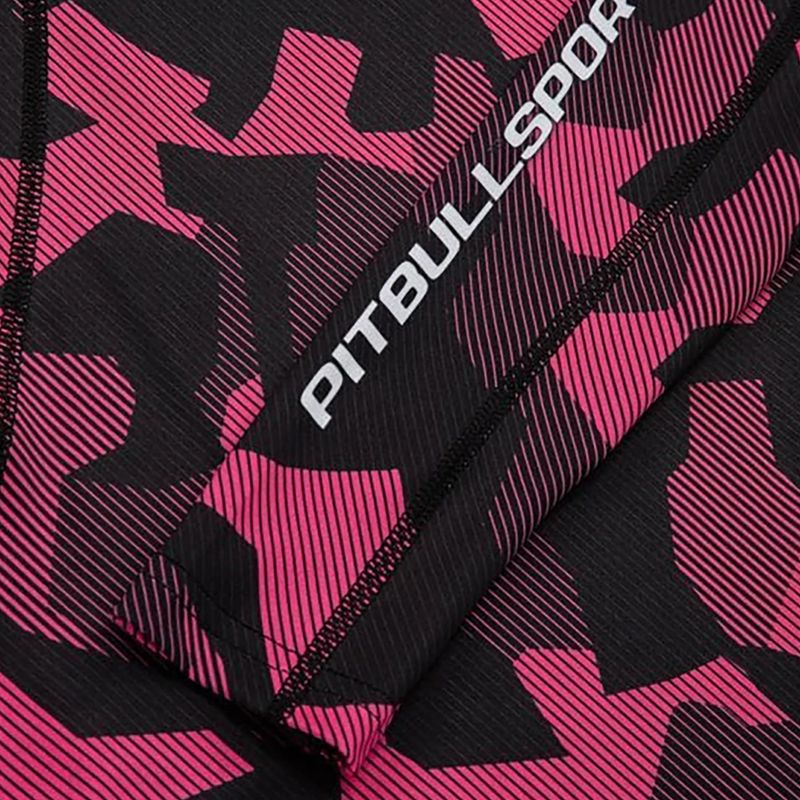 Rashguard pentru femei cu mânecă lungă Pitbull West Coast L-S Rash Dillard pink camo 3
