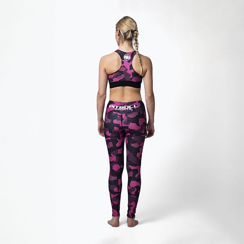 Jambiere pentru femei Pitbull West Coast Compr Pants Dillard pink camo 6
