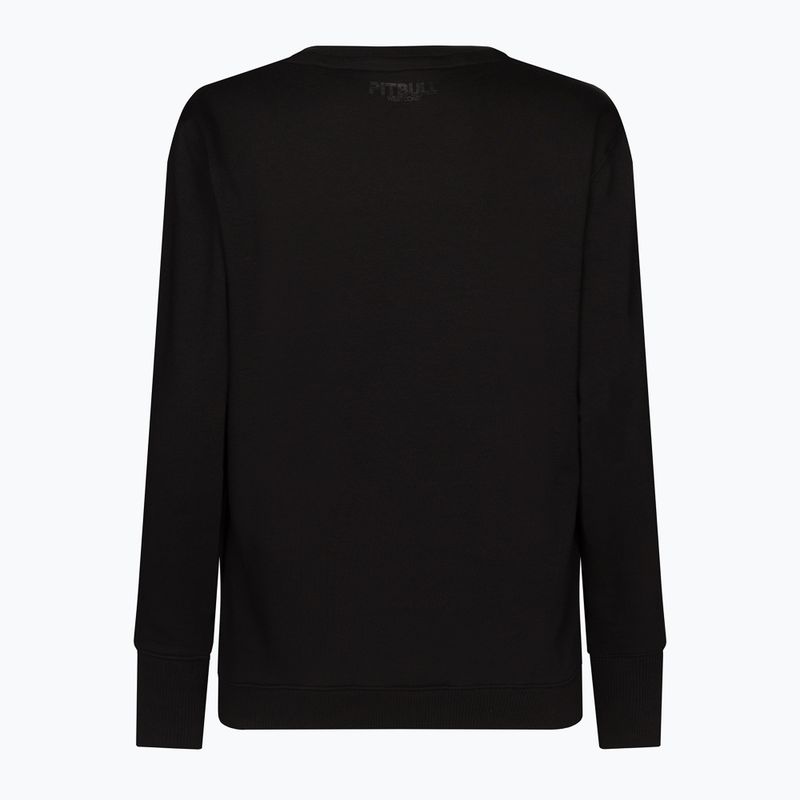 Hanorac pentru femei Pitbull West Coast Crewneck Seascape black 2