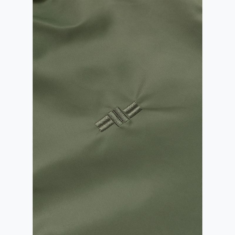 Geacă pentru bărbați Pitbull Sherpa Hooded Bomber olive 8