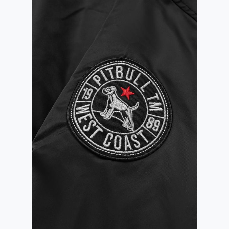 Geacă pentru bărbați Pitbull Sherpa Hooded Bomber black 12