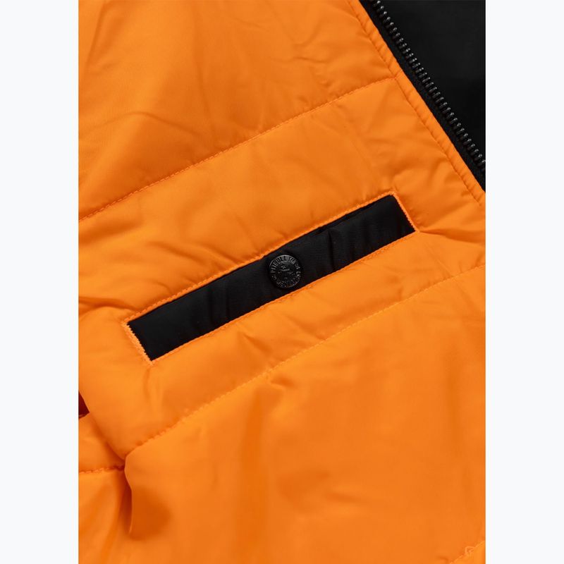 Geacă pentru bărbați Pitbull Sherpa Hooded Bomber black 15