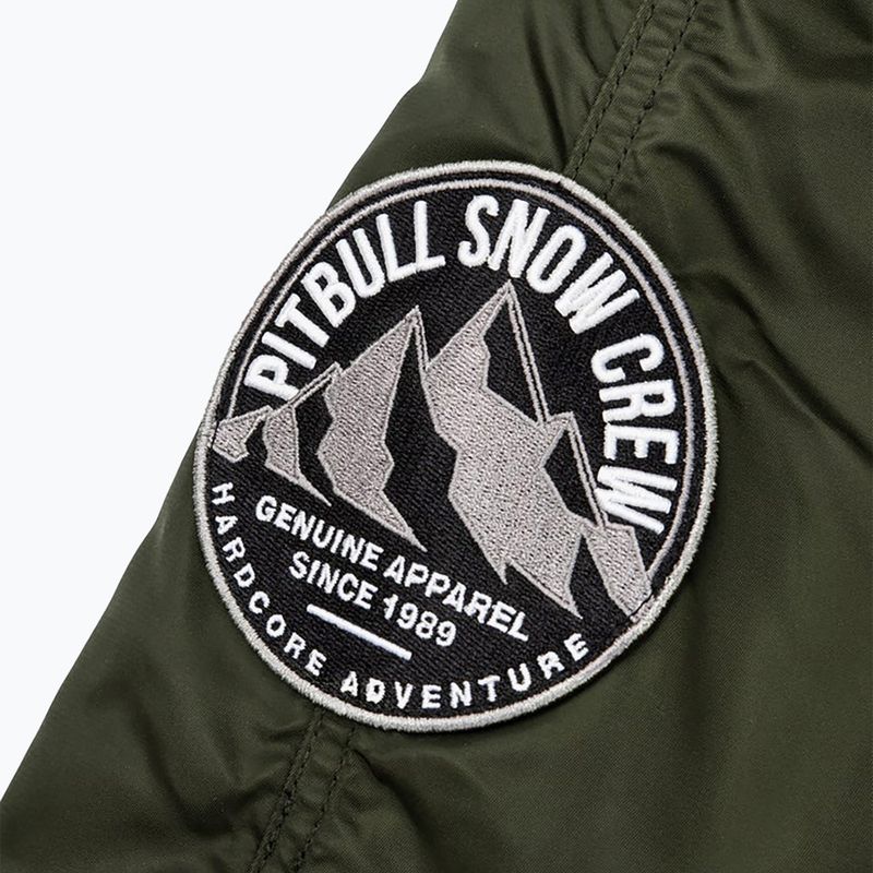 Jachetă de iarnă pentru bărbați Pitbull West Coast Fur Parka Alder olive 4