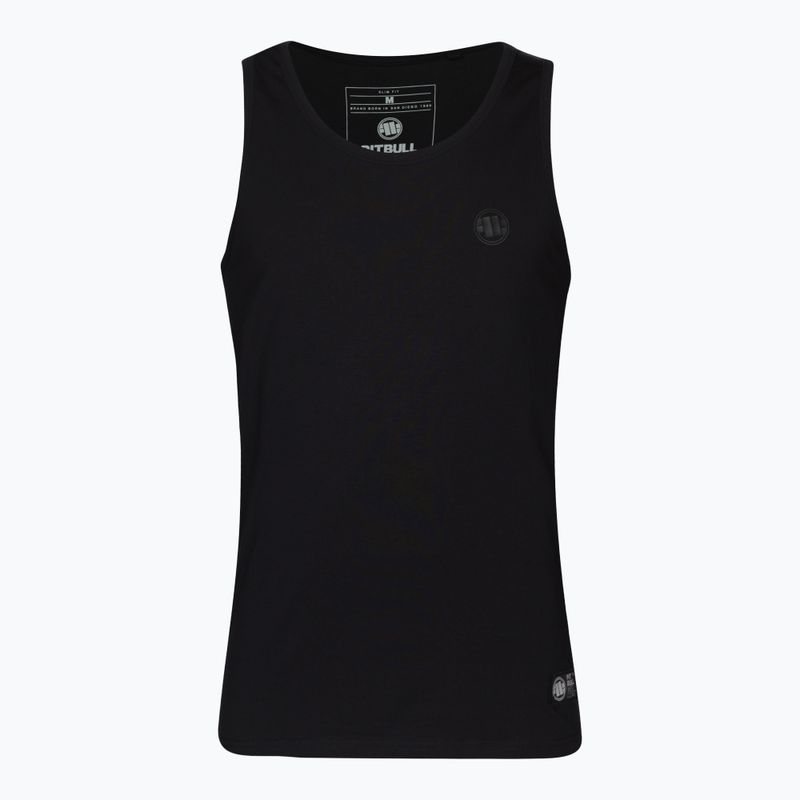Tricou pentru bărbați Pitbull West Coast Tank Top Slim Fit Lycra Small Logo black